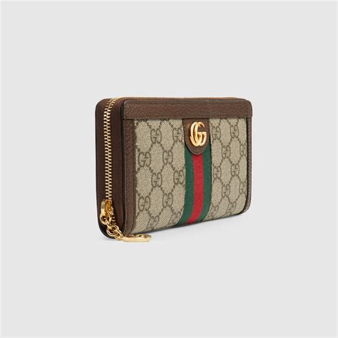 gucci zip around wallet|gucci ophidia zip around wallet.